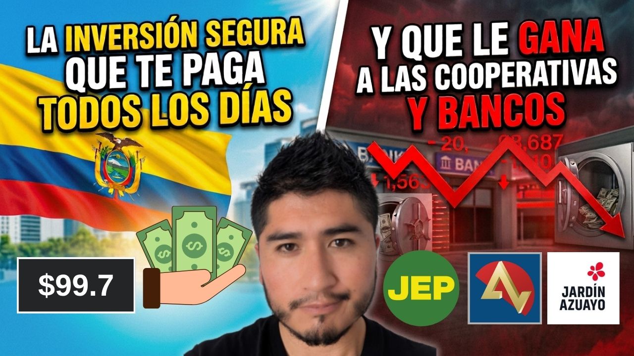 🚀 Una Inversión Segura en Ecuador que te PAGA dinero todos los días (No son cooperativas y Bancos)